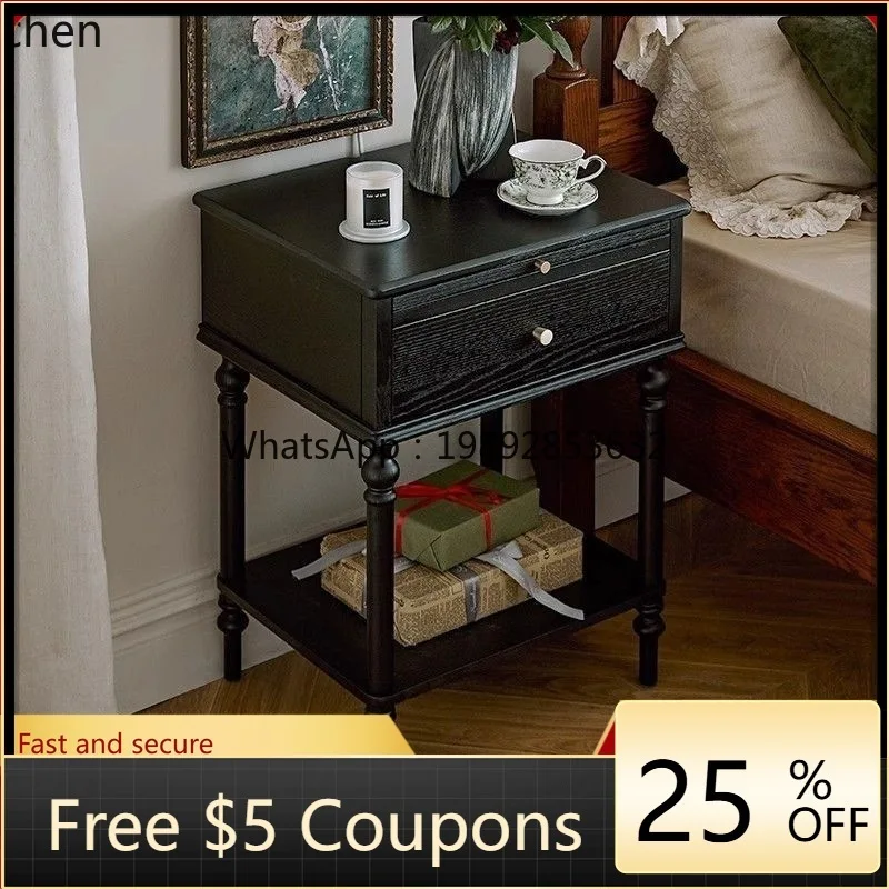 Ab Solid Wood Simple Bedside Table Small Apartment Bedroom …
