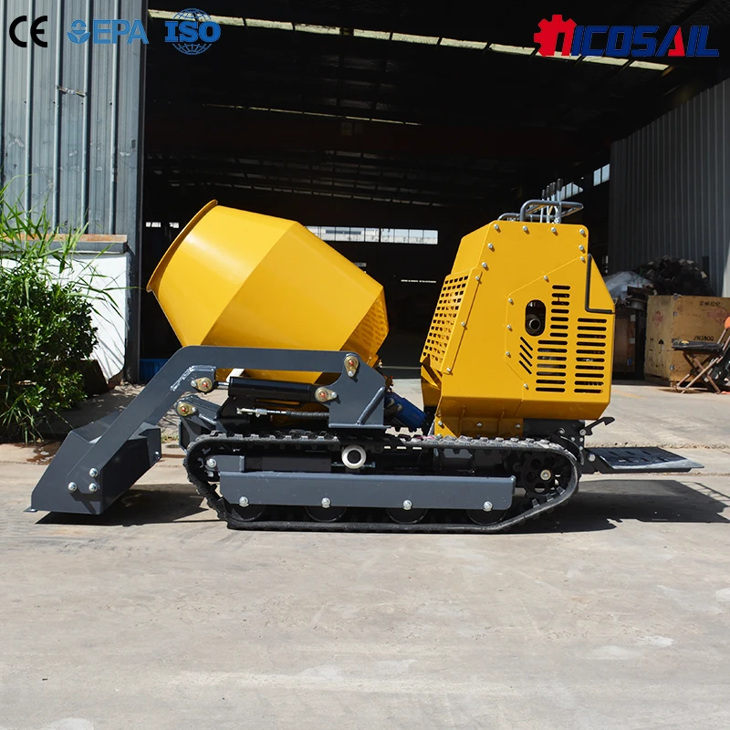 

Custom High Efficiency 750kg Mini Concrete Dumper Abrasion Resistant Mixer Equipment