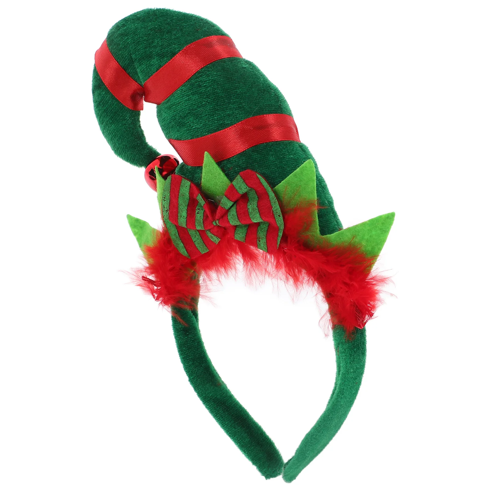 

Decorative Headband Christmas Colors Soft Material Lightweight Comfortable Wear Festive Party Costume Photo Booth Props