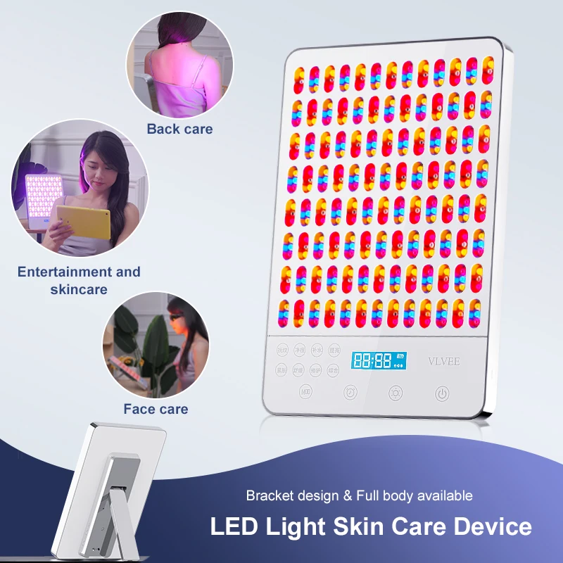 VLVEE 312LED appareil de luminothérapie multifonctionnel pour soins de la peau, panneau lumineux pour le visage et le corps, soins SPA pour la maison et les Salons de beauté