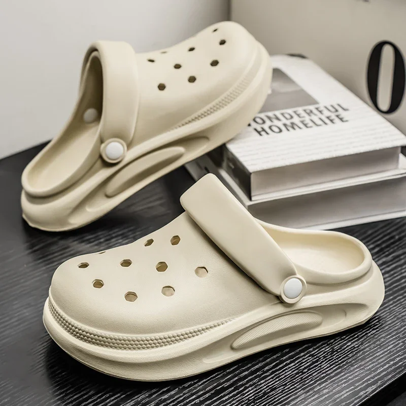 Vêtements d'extérieur d'été pour hommes et femmes, pantoufles antidérapantes et Anti-odeur à double usage, sandales de plage de sport et de loisirs