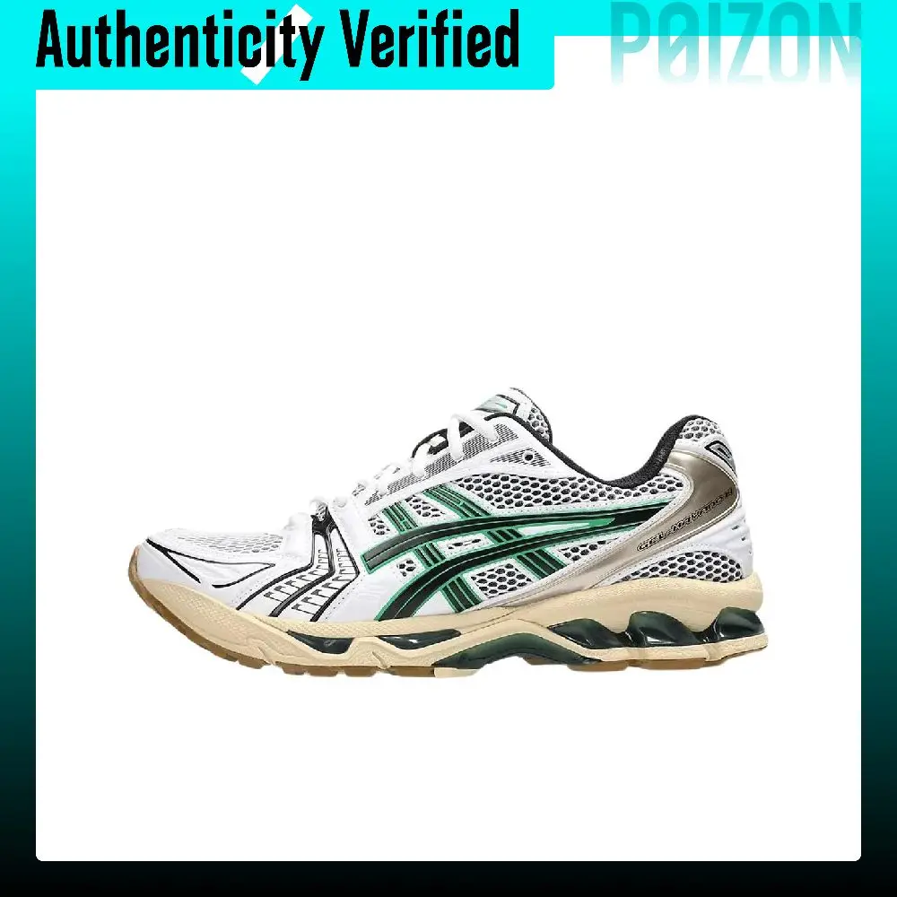 ASICS Gel Kayano 14 Casual Running Shoes Unisex White Green 1203A740-103