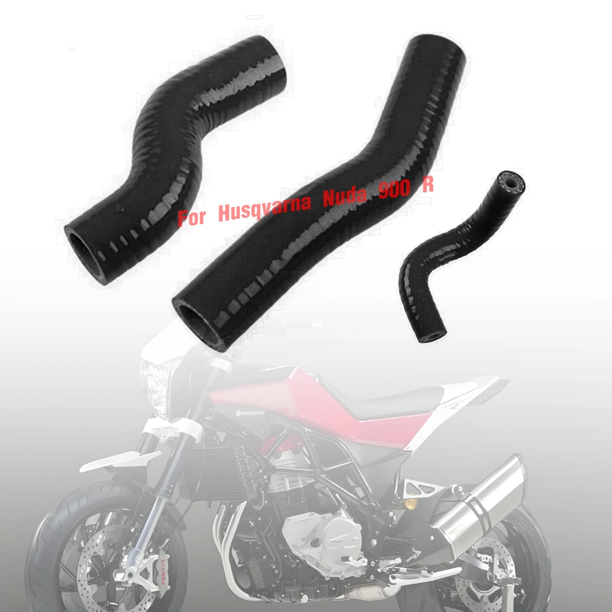 

3Pcs For Husqvarna Nuda 900 & 900 R 2011-2014 2012 2013 Silicone Radiator Coolant Tube Pipe Hose Kit
