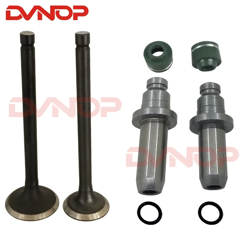 motorcycle CBT125 CBT150 CA250 DD250 QJ250 CBT250 valve  with oil seal and valve intake exhaust stem guide duct for Honda 250cc