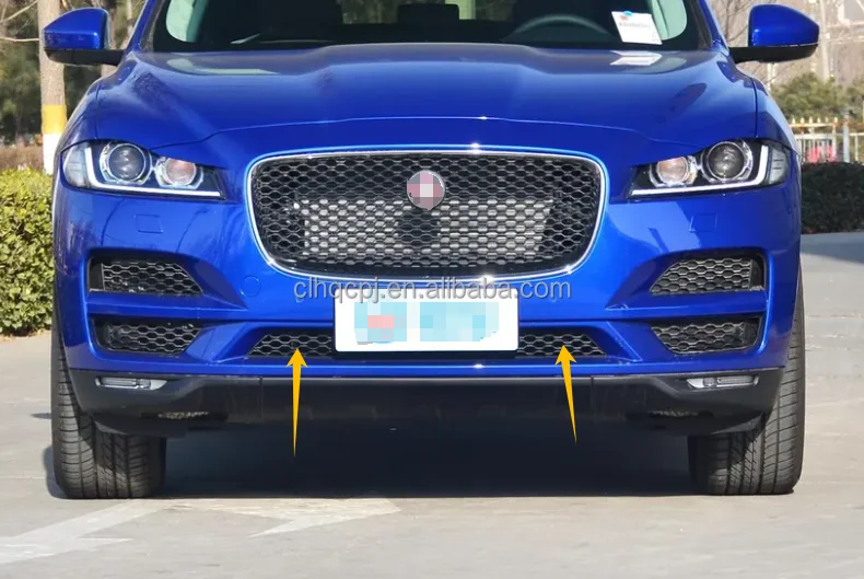 For Jaguar F-PACE 2016-2020 base version front bumper center grille T4A6257 bottom lower mesh grille