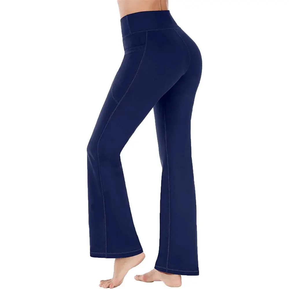 2024 New WOMEN\'S Outer Wear Fashion Pants Are Thin and Stretch Popular Yoga Wide-leg Pants Leggings Yoga Pants Fashion