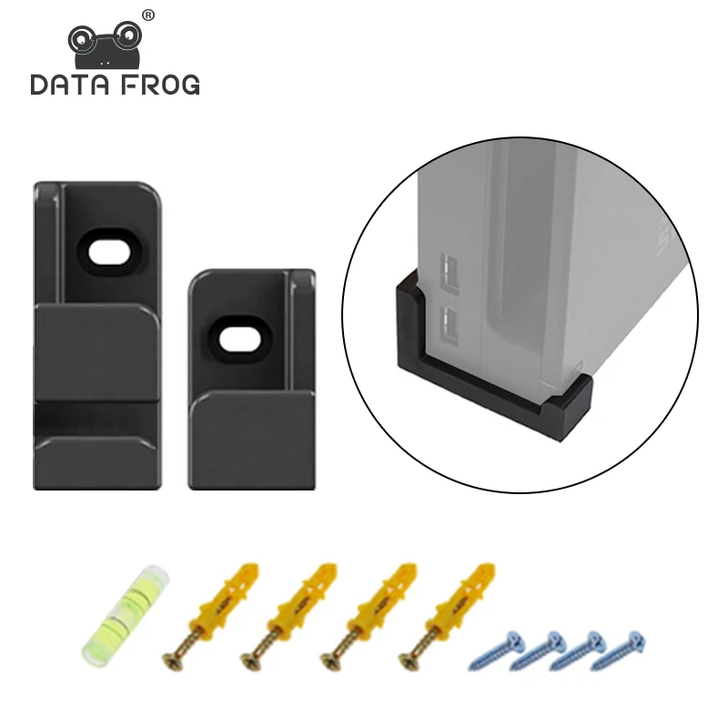 DATA FROG Wall Support Mount Host Fitness Ring Wall Mount For Nintendo Switch Joycon Oled TV Base Dock Controller Accessories