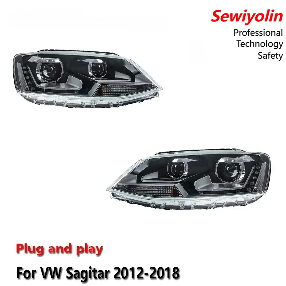 

Светодиодные аксессуары для модернизации фар для VW Sagitar 2012-2018: ДХО, стоп-сигнал, указатель поворота, подключение Plug and Play