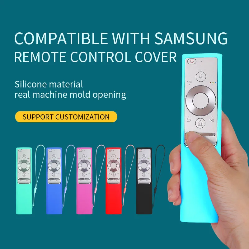 Protective Covers for Samsung Qled Tv Remote Control Bn59-01272A Bn59-01265A Bn59-01274A Bn59-01291A Case Shockproof Anti-Slip