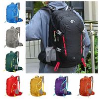 40L Mountaineering Backpack Multi-Color Stitching Hiking Backpacks Large Capacity Waterproof Sports Knapsack Camping