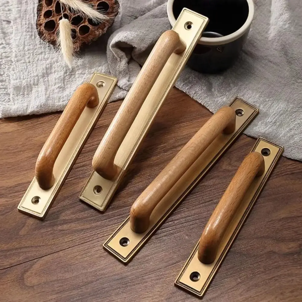 

Decorative Solid Wood Cabinet Handle Bronze Colour Pull Knob Retro Pull Handle Convenient Zinc Alloy Cabinet Pull Wardrobe