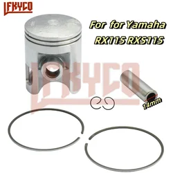 54mm RX115 Motorcycle Piston Rings Kit for Yamaha RX115 RXS115 RX 115 RXS 115 115CC STD Pin 14mm 2-Stroke Motorbike Engine Parts