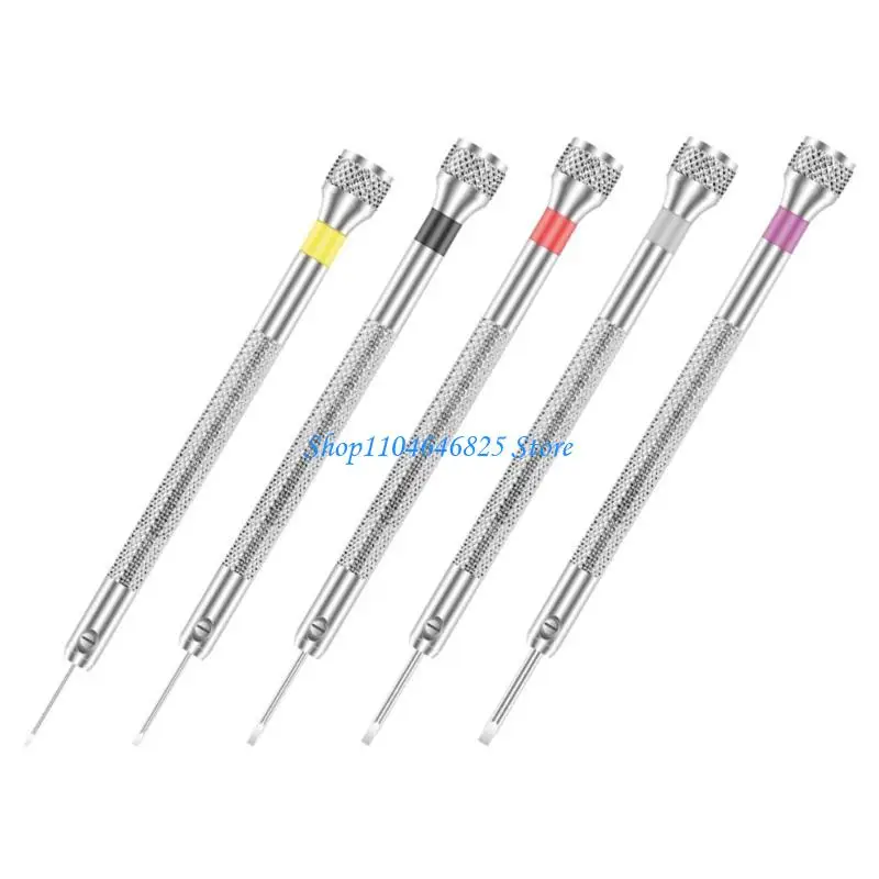 Professional Watch Repair Tool 3PCS Ergonomic Screwdrivers Replaceable Tip
