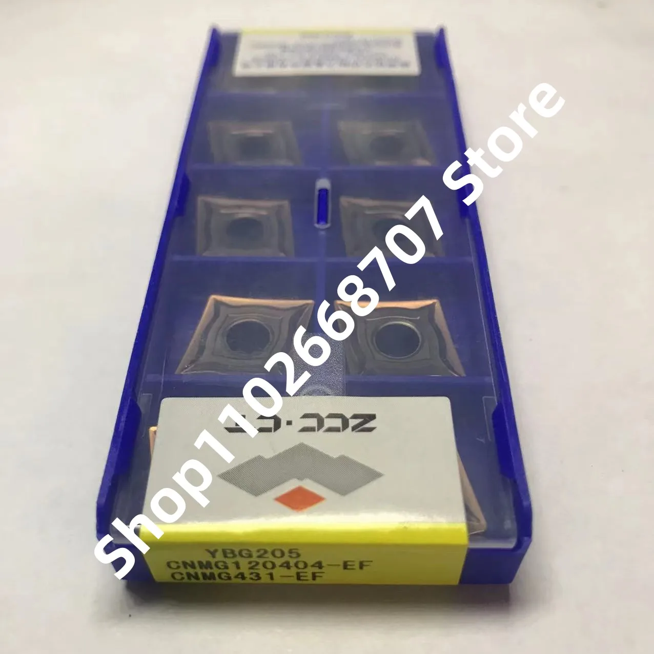 

CNMG120404-EF YBG205/CNMG120408-EF YBG205/CNMG120412-EF YBG205 твердосплавные пластины для токарного инструмента с ЧПУ, 10 шт.