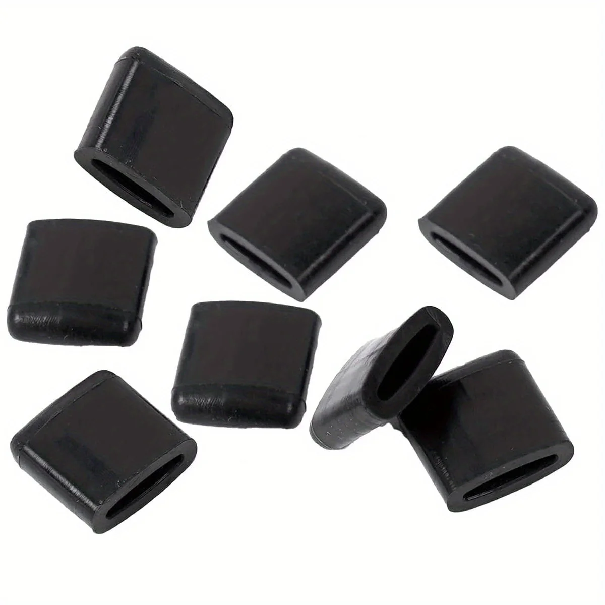 8Pcs Rubber Feet for Air Fryers Rubber Bumpers Pieces Air Fryer Rack Replacement Parts Accessories Black One Size
