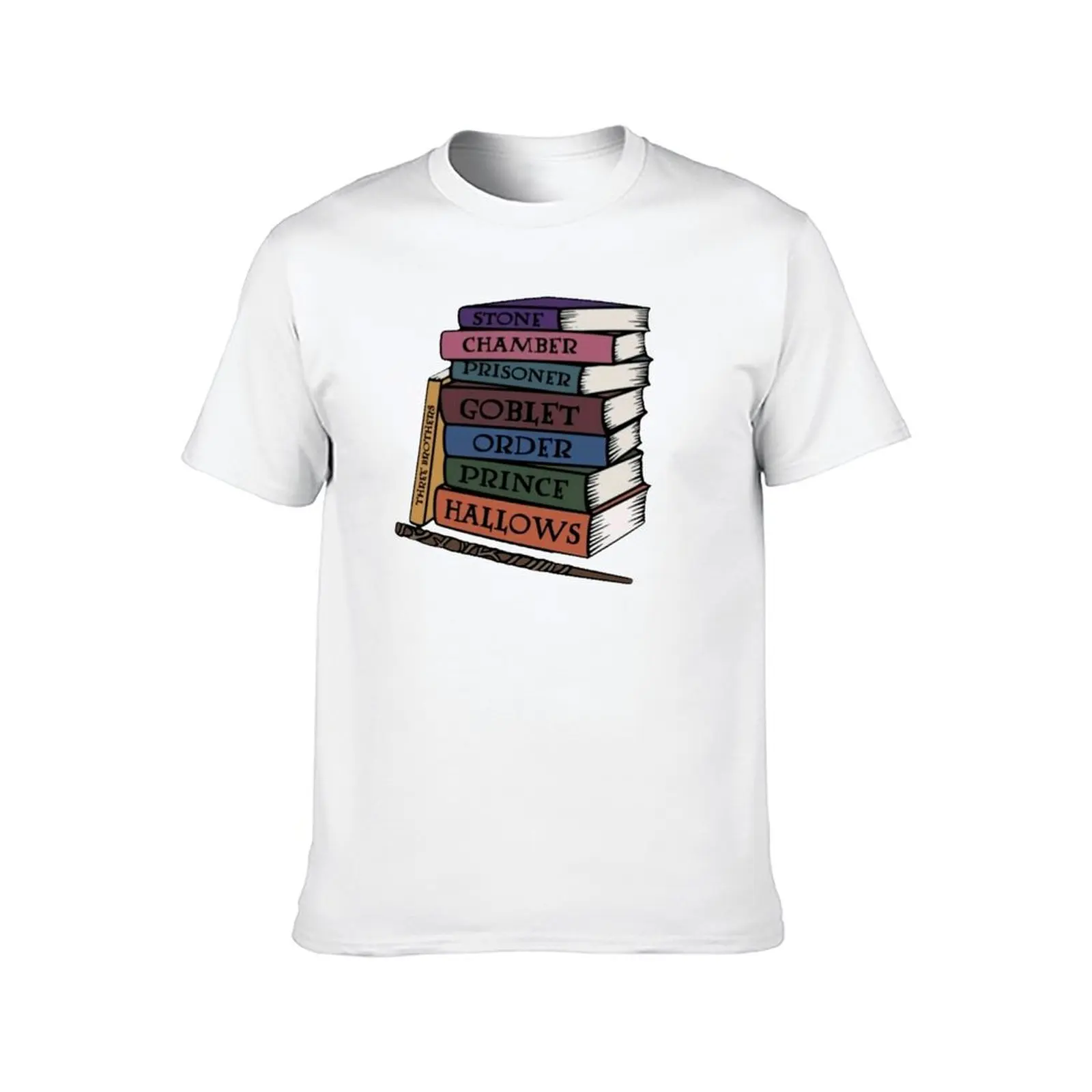 Magical Collection of Books T-Shirt anime tshirt animal prinfor boys sweat mens plain t shirts