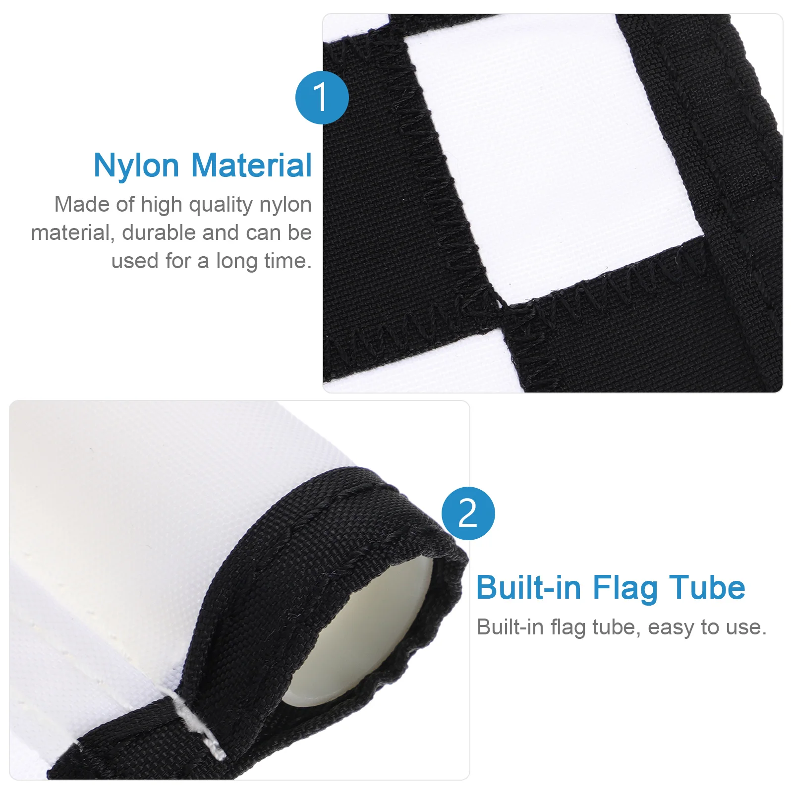 

Portable Training Flag Made of Premium Nylon Lightweight Detachable Design for Golf Putting Practice High Visibility Checkered