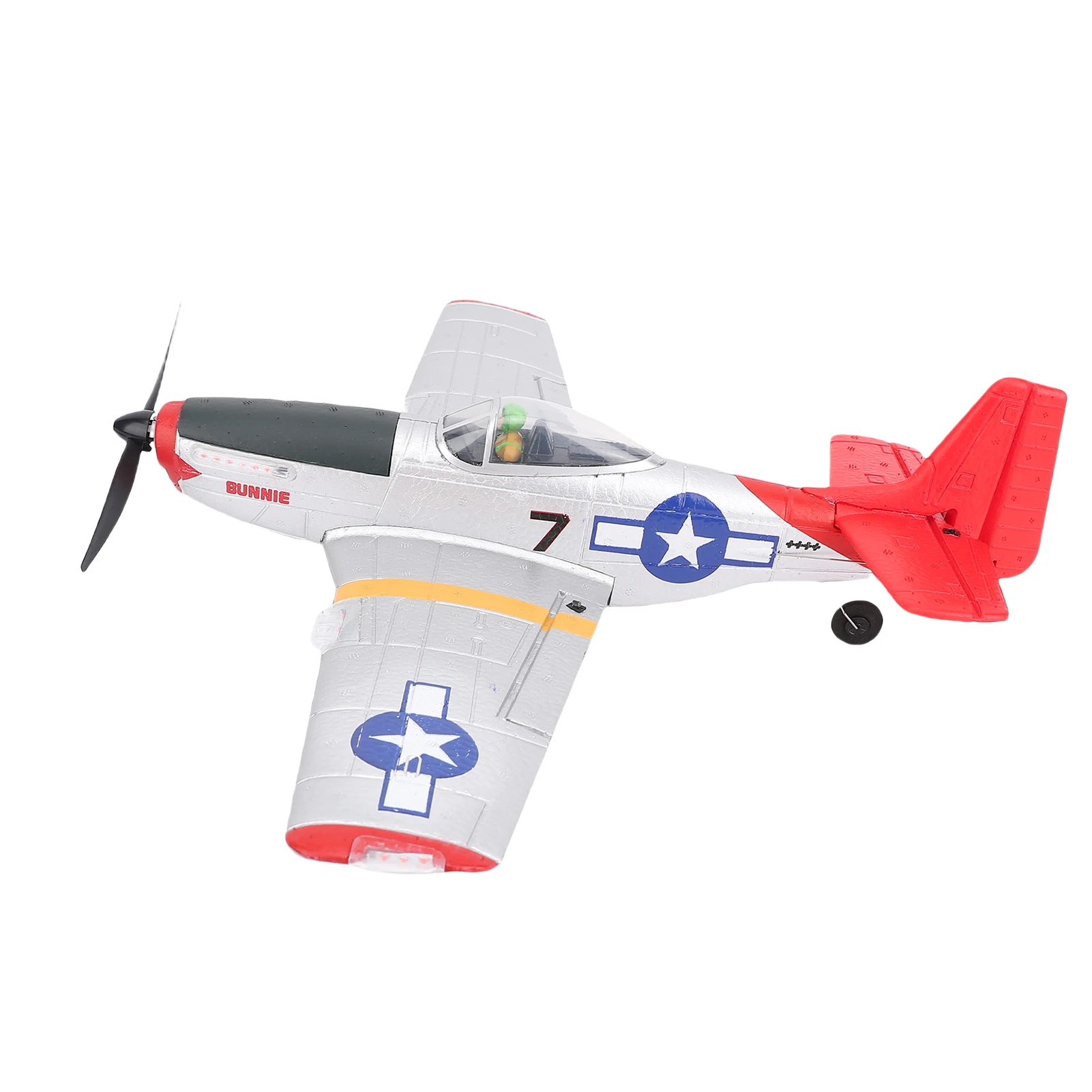 

Remote Control Airplane, 2.4G EPP Foam Plane W 6Axis Gyro, LED Light, 1Key Roll, 3D Inverted Flight, Easy to Fly, Stunt Aircraft
