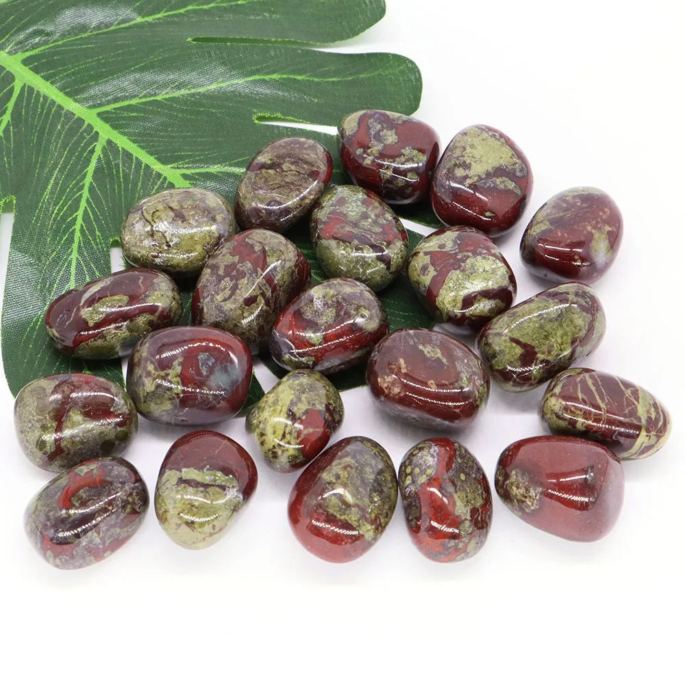 Natural Gem Dragon Blood Jasper Reiki Healing Crystal Tumbled Stone Energy Specimen Mineral Rock Garden Aquarium Home Decoration