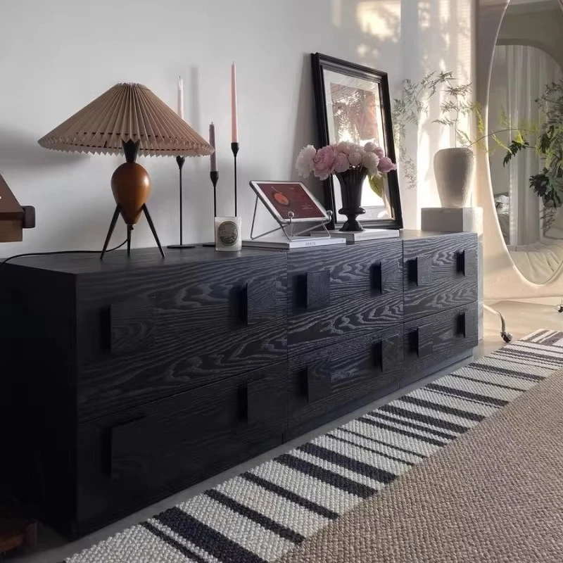 

Decorative wooden modern bedroom entrance Living room storage TV cabinet