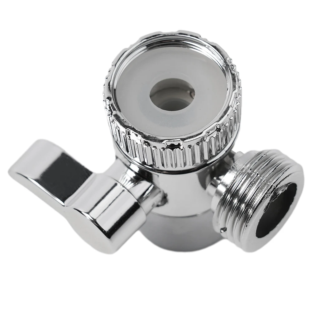 

Brand New Home Improvement Faucet Diverter Faucet Adapter Three-way 1pc Chrome M22 X M24 Silver Water Tap Connector