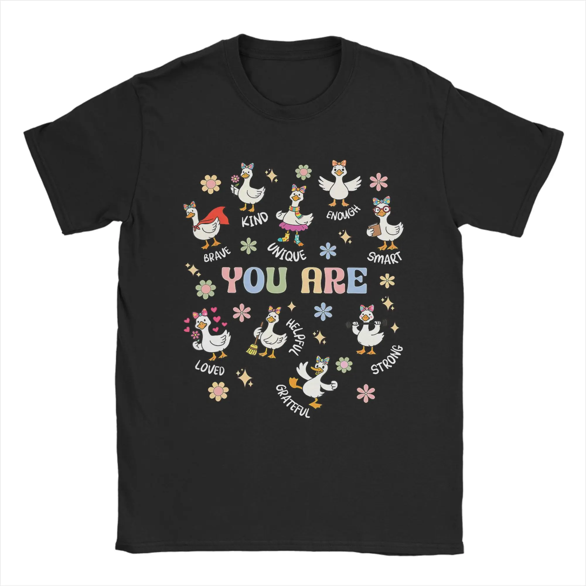 Silly Goose T Shirt Men's  Pure Cotton Vintage T-Shirts O Neck You are Kind Tees Short Sleeve Clothes New Arrival