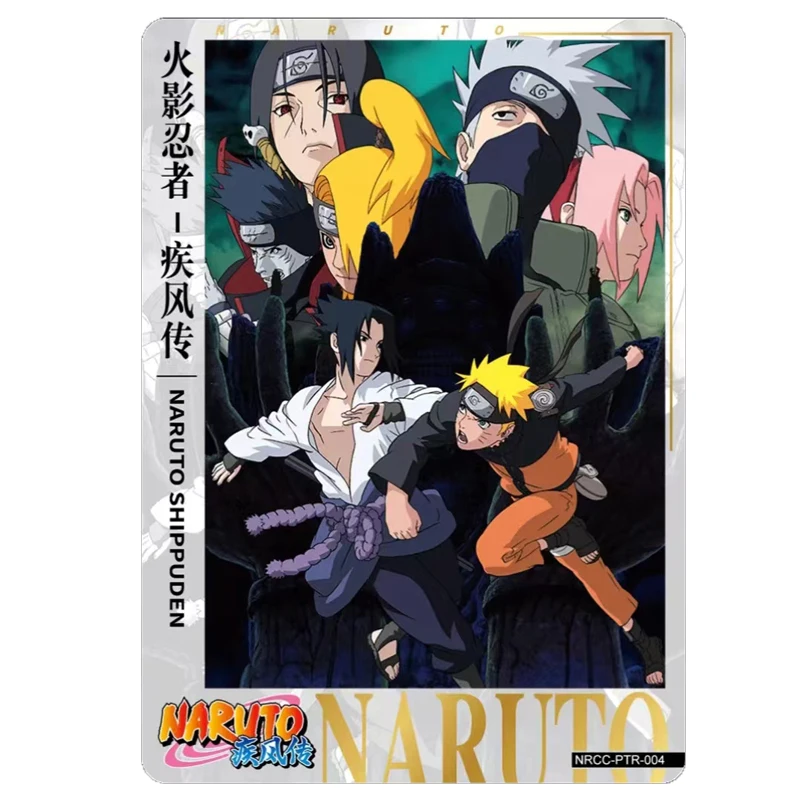 Kawou PTR-20PCS carte Naruto Naruto Uzumaki Jiraiya Sasuke Orochimaru Sakura Harino regalo di compleanno di natale carta da collezione