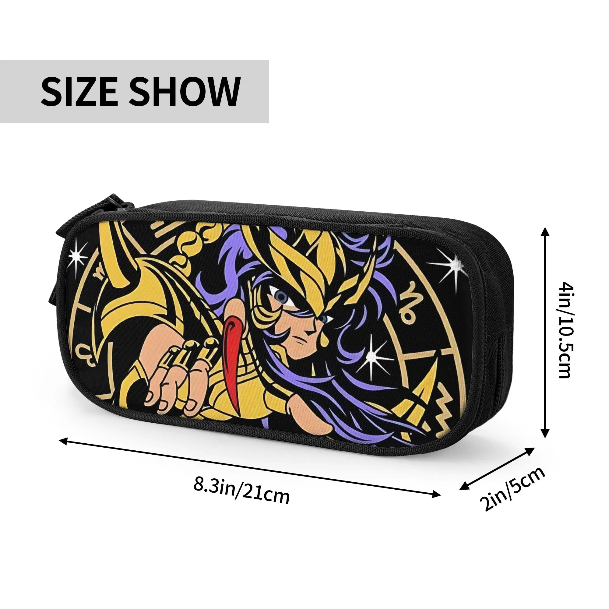 Custom Saint Seiya Large Capacity Bags for Child  Handheld Study Bag for Boys Gilrs Kids
