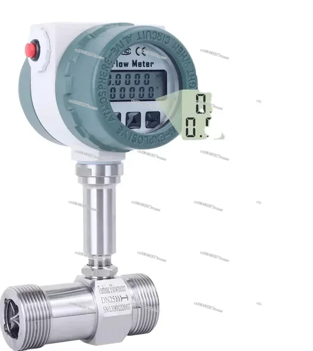 

Liquid Turbine Flowmeter Tap Pure Water G Fuel Methanol Pipeline Electronic Digital Display Sensor Flow Meter