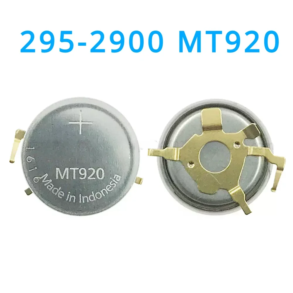 1pcs/lot 295-2900 MT920 with Feet 295 2900 Kinetic Watch Rechargeable Battery Citizen BL5374-51A Miyoto Watch capacitor 295-29