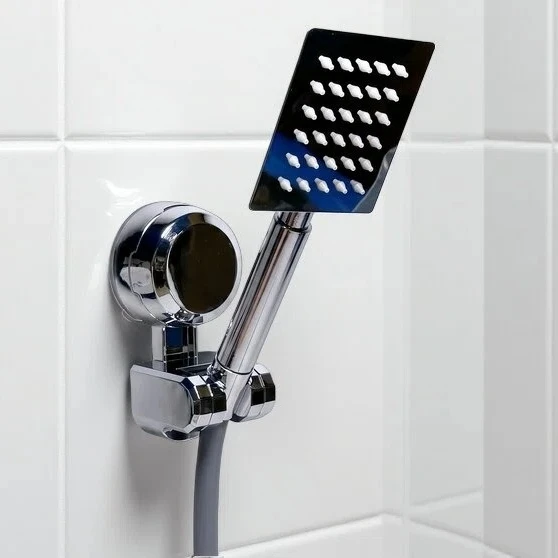 Rustproof Stainless Steel Square Handheld Shower Head with 1.5M Soft Silicone Hose – Anti-Clog Nozzles & High Pressure
