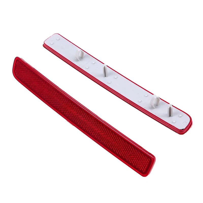 POSSBAY Car Red Lens Reflector Rear Bumper Light Lamp Cover for Land Rover Discovery 3 /Range Rover Sport Reflective Stickers