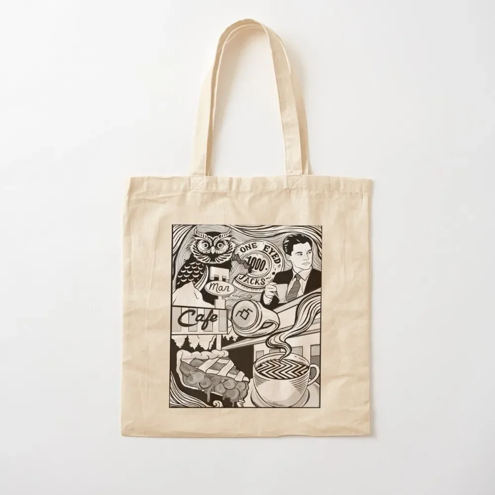 

2025 New BagTwin Peaks- Damn Fine Coffee Tote Bag