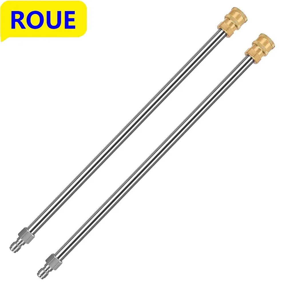 Pressure Washer Metal Wand Tips Water Spray Lance Spear Quick Jet Tips 1/4  Quick-Connect Electric Washer Nozzle Extension Rod