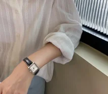 

Fashion Women Long Sleeve Turndown Collar Shirt Autumn Casual Loose White Blouses Stripes Elegant Tops