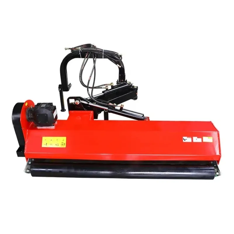 

Agricultural tractor flail lawn mower light model with manual side shift