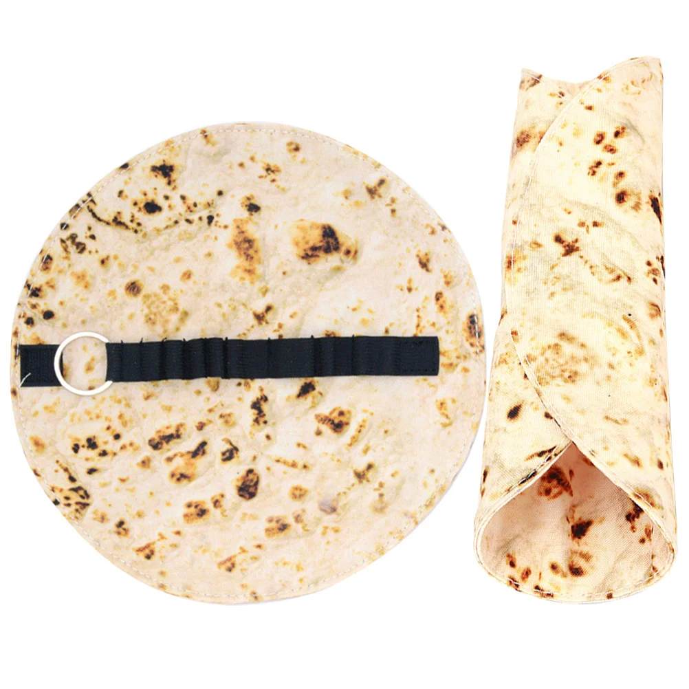 2개입 토르티야 연필 케이스 캔버스 연필 정리함 휴대용 펜 파우치 스케치용 색연필 보관 가방