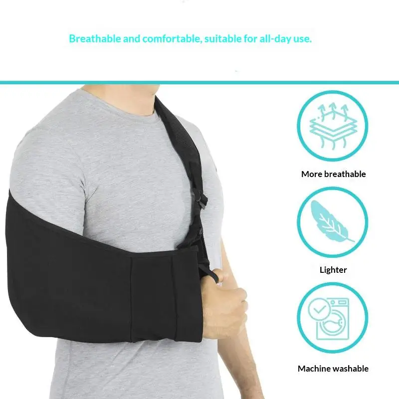 Breathable Post Surgery Arm Sling Adjustable Forearm Support Strap For Shoulder Elbow Wrist Fracture Dislocation Injury Recovery