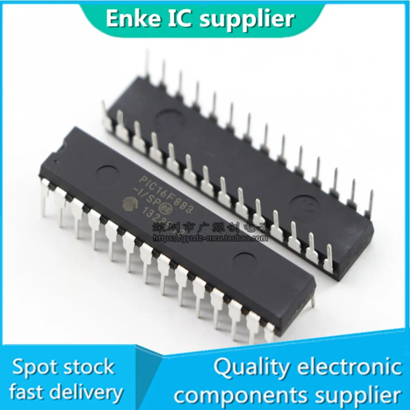 New and original PIC16F883-I/SP Electronic components PIC16F883 16F883 DIP28 Single-chip micro controller