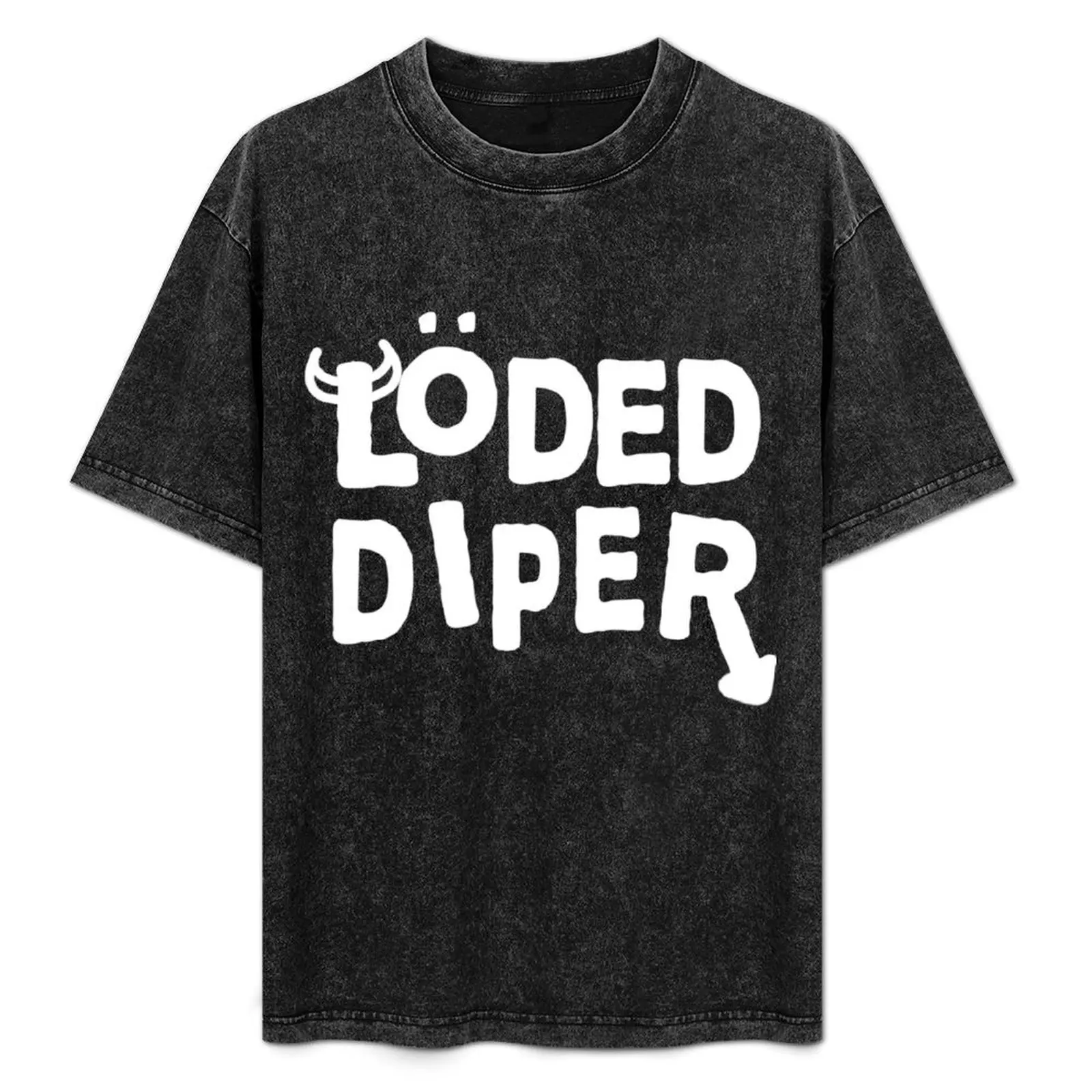

Loded Diper T-Shirt Plus Size All Match Tee Shirt