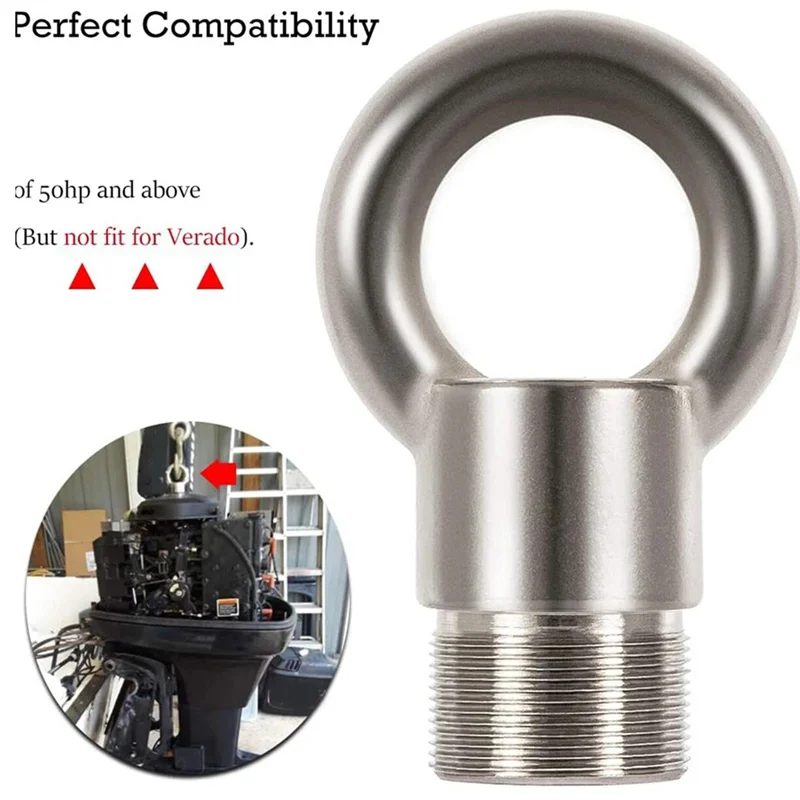 Premium-For Mercury Marine OMC BRP Compatible Outboard Lifting Ring 91-904551 Lifting Eye Tool
