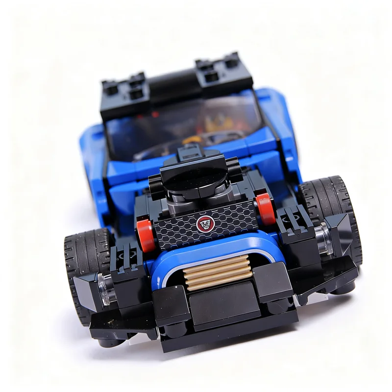 238pcs MOC City Champions 77264 Jag Rod Model Christmas Gift Creative Tabletop Ornament And Room Decoration DIY