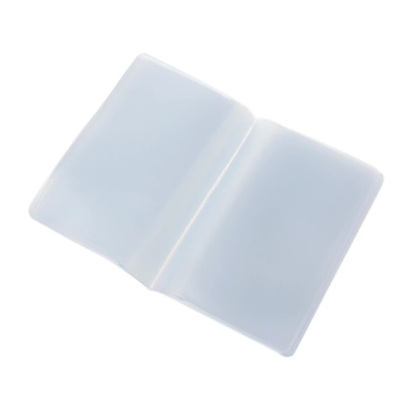 Plastic PVC Clear Name Credit Card Holder for Case Keeper