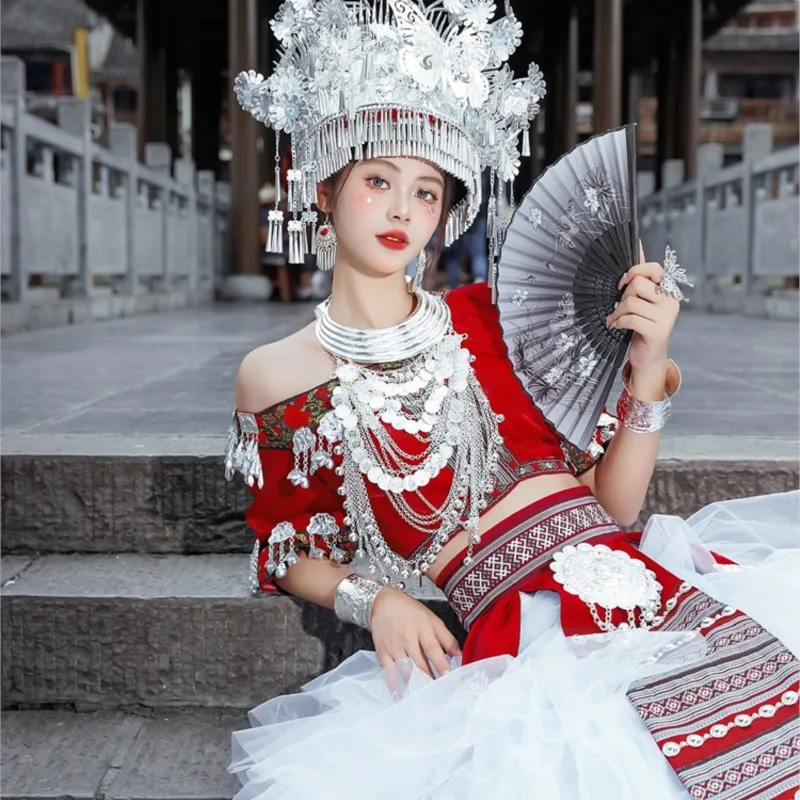 Nationale kleding vrouwelijk paar set heren reisfotografie kleding nieuw