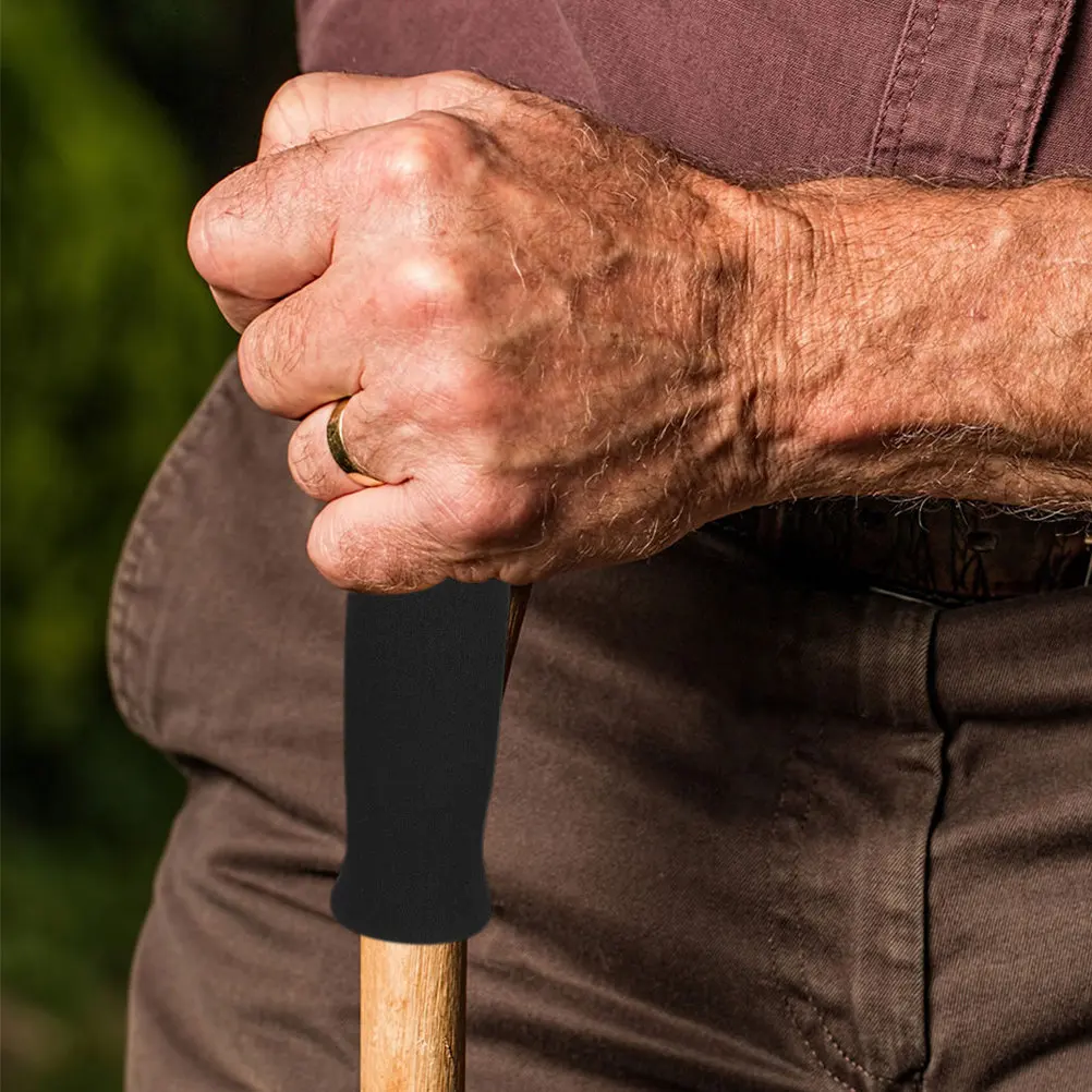 

6Pcs Walking Cane Handle Grips Thick Soft Sponge Non Slip Wraps for Crutches Elderly Cane Handle Replacement Walking Stick