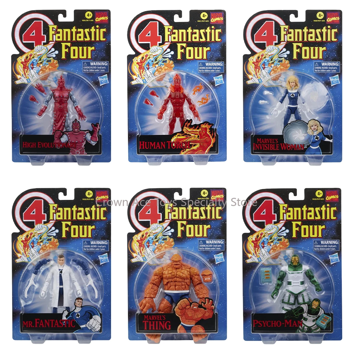 

Marvel Legends Carded Fantastic Four Special Mr Fantastic The Human Torch High Evolutionary The Thing Invisible Woman Trendy Toy