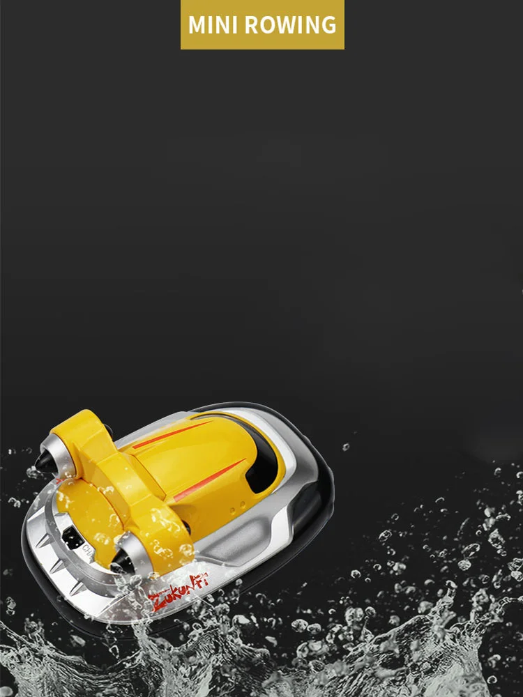 

Электрическая лодка на воздушной подушке с дистанционным управлением, радиоуправляемая мини-корабль, игрушка, высокоскоростная игрушка для мальчиков TH23937