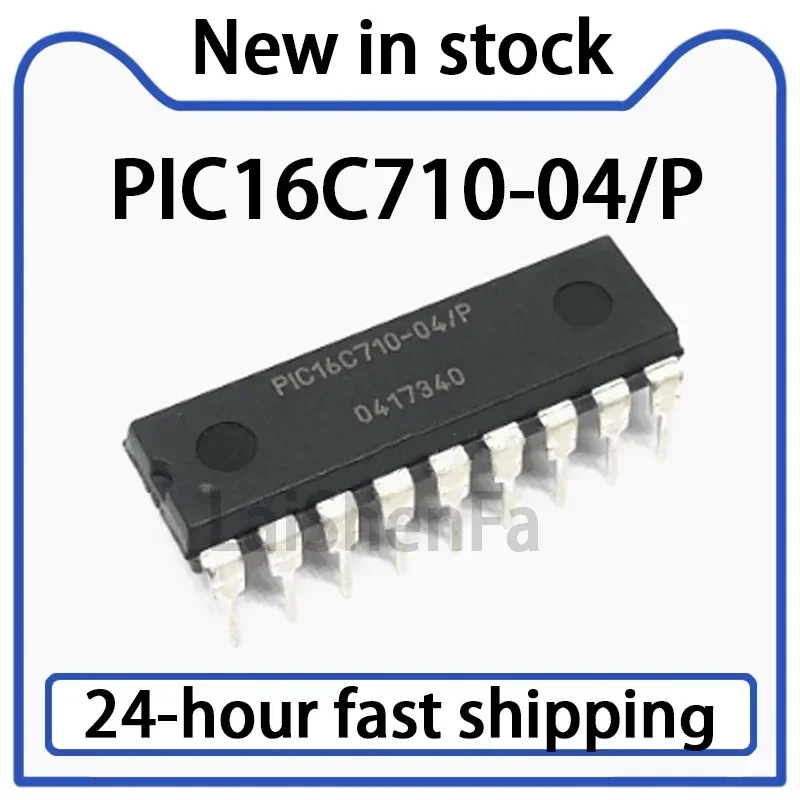 2PCS PIC16C710-04/P PIC16C710-04I/P 16C710 New Direct Insertion DIP-18 Stock