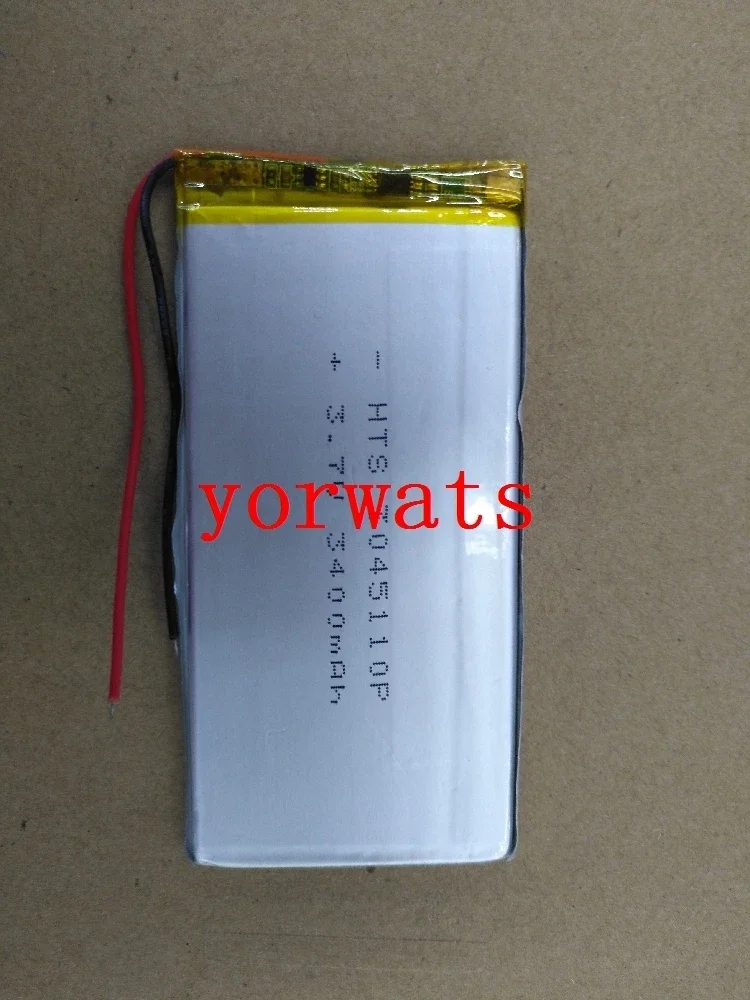 

New Hot A Rechargeable Li-ion Cell New 3.7V lithium ion battery 3045110 0345110 3400MAH large capacity recorder