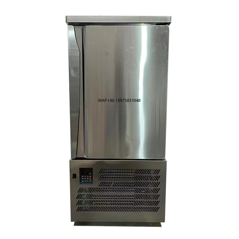 -45 Degree Flash Deep Freezer Fast Chiller Air Cooling System Upright Food Blast Machine for Seafood Meat Dumplin